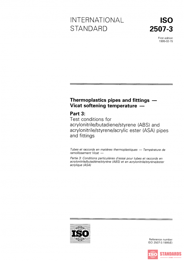 ISO 2507-3:1995 PDF
