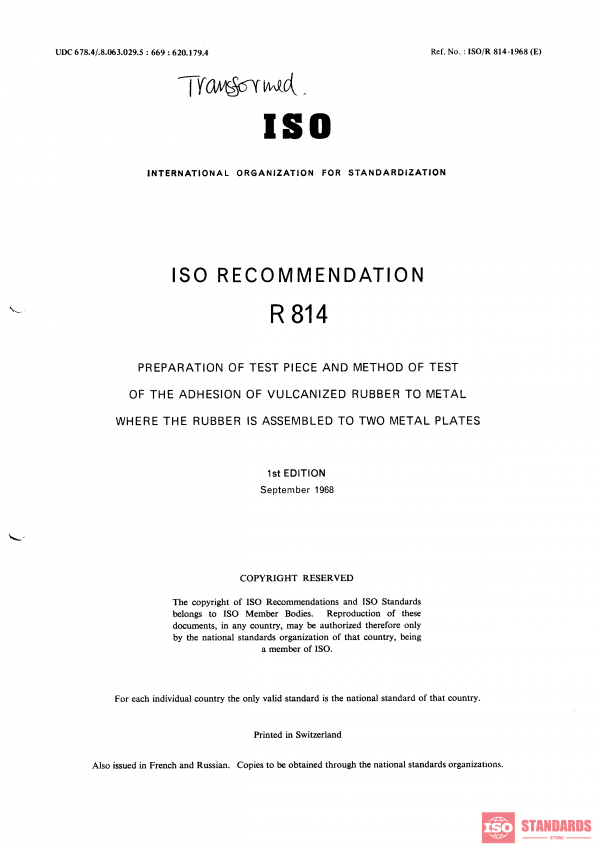 ISO/R 814:1968 PDF