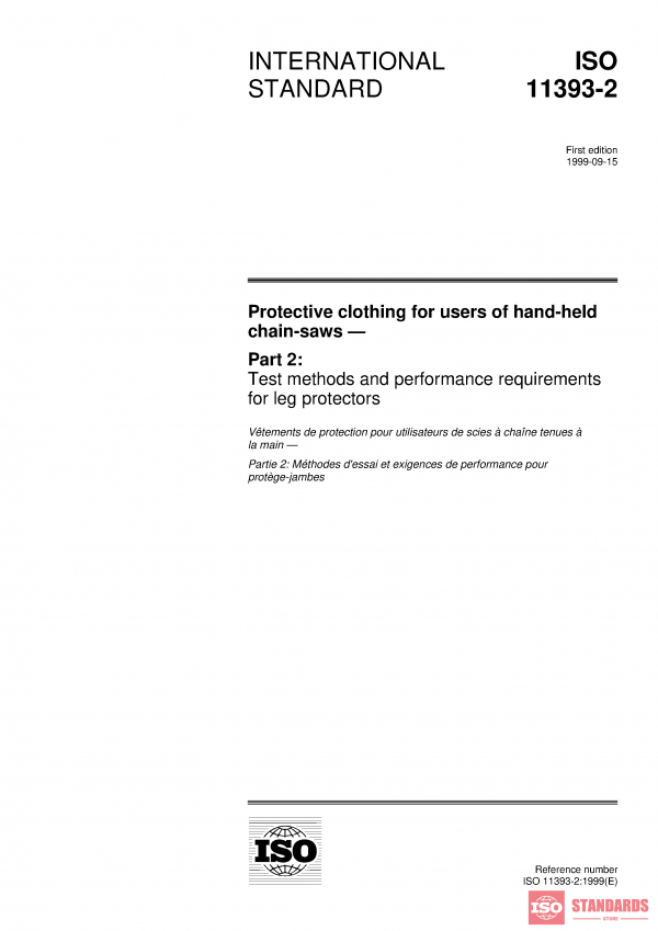 ISO 11393-2:1999 PDF