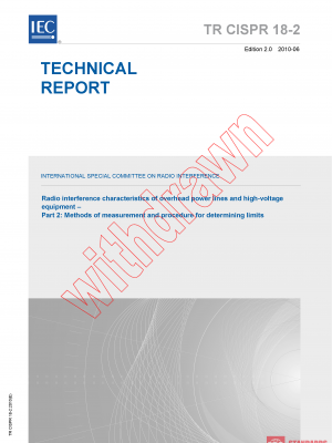 CISPR TR 18-2:2010 PDF