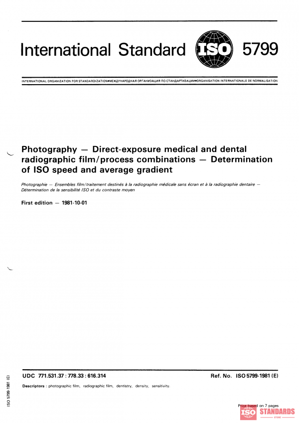 ISO 5799:1981 PDF