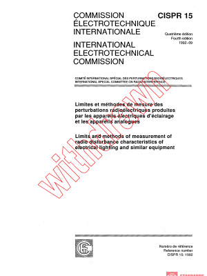 CISPR 15:1992 PDF