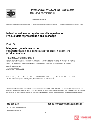 ISO 10303-108:2005/Cor 2:2014 PDF