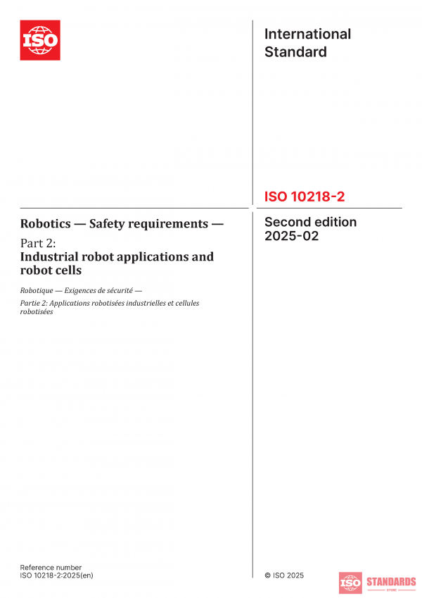 ISO 10218-2:2025 PDF