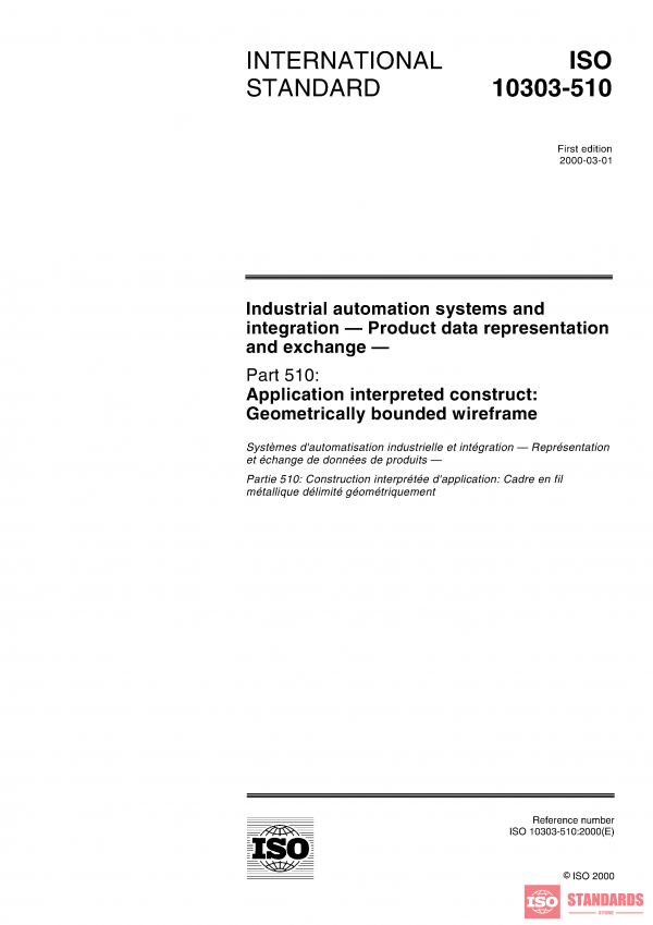 ISO 10303-510:2000 PDF