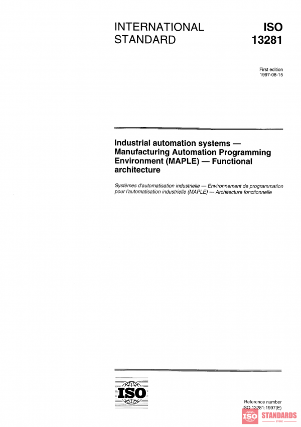 ISO 13281:1997 PDF