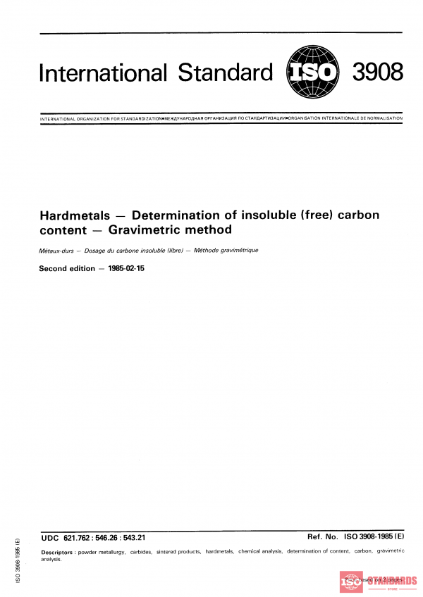 ISO 3908:1985 PDF