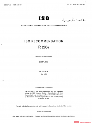 ISO/R 2007:1971 PDF