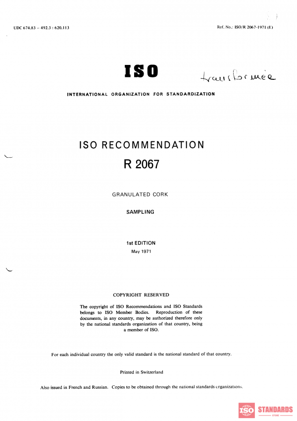 ISO/R 2007:1971 PDF