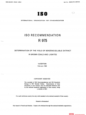ISO/R 975:1969 PDF