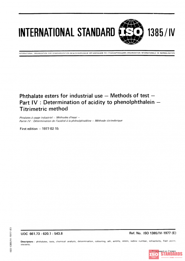 ISO 1385-4:1977 PDF