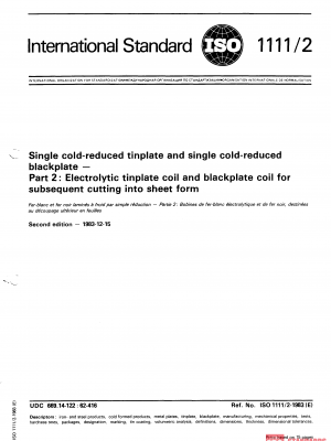 ISO 1111-2:1983 PDF
