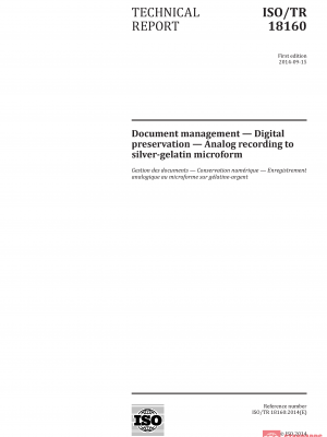 ISO/TR 18160:2014 PDF