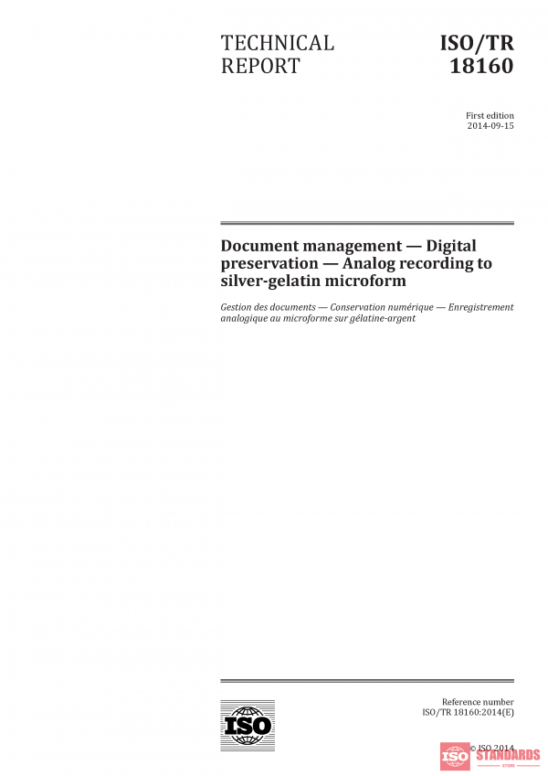 ISO/TR 18160:2014 PDF