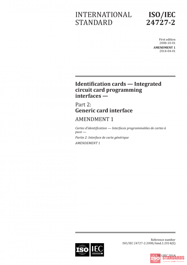 ISO/IEC 24727-2:2008/Amd 1:2014 PDF
