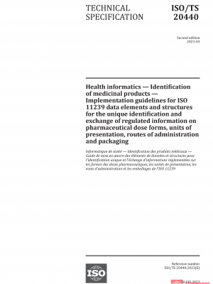 ISO/TS 20440:2023 PDF