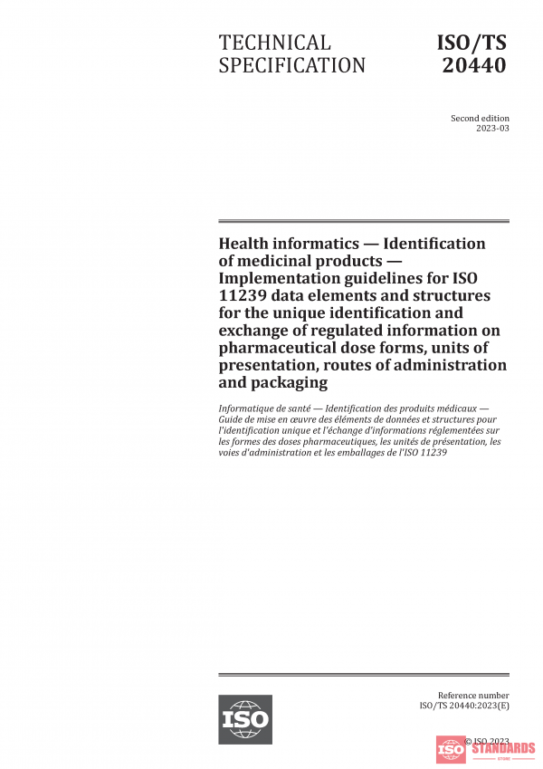 ISO/TS 20440:2023 PDF