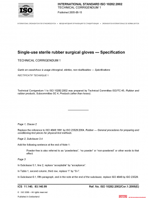 ISO 10282:2002/Cor 1:2005 PDF