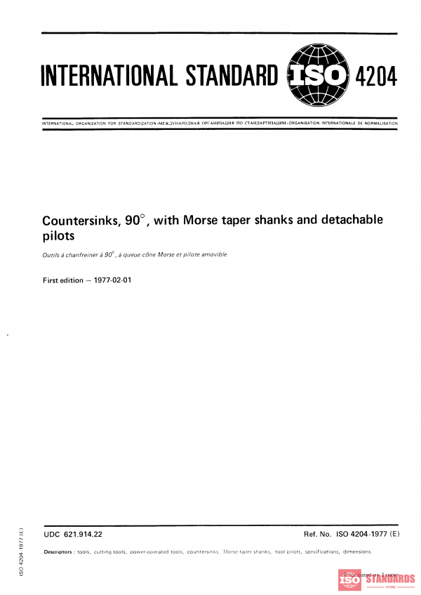 ISO 4204:1977 PDF