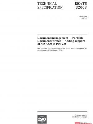 ISO/TS 32003:2023 PDF