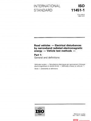 ISO 11451-1:1995 PDF