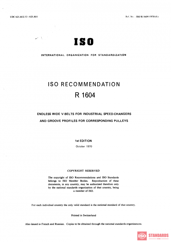 ISO/R 1604:1970 PDF