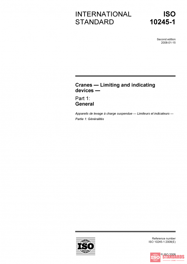 ISO 10245-1:2008 PDF