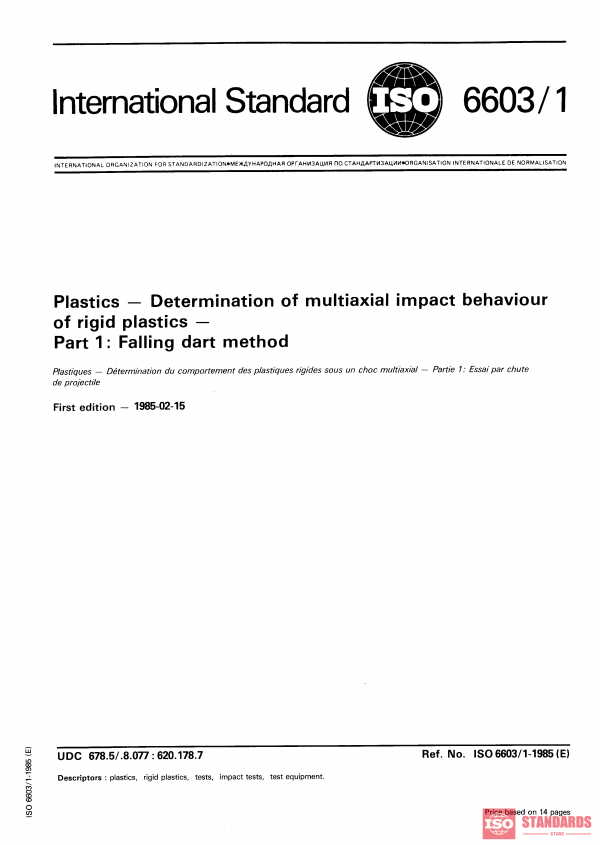 ISO 6603-1:1985 PDF