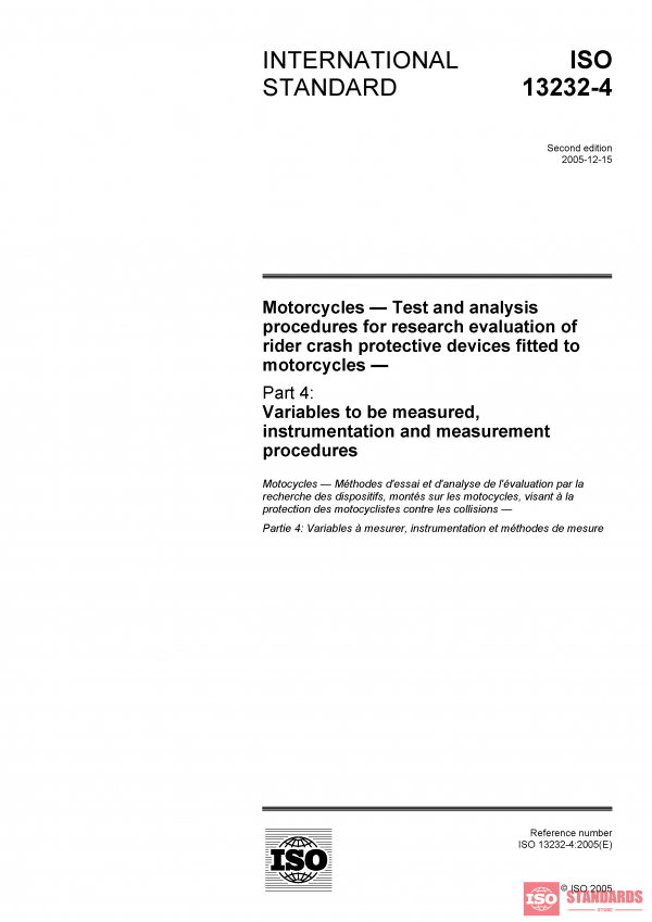ISO 13232-4:2005 PDF