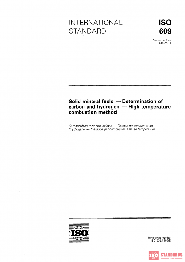 ISO 609:1996 PDF