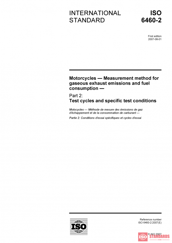 ISO 6460-2:2007 PDF