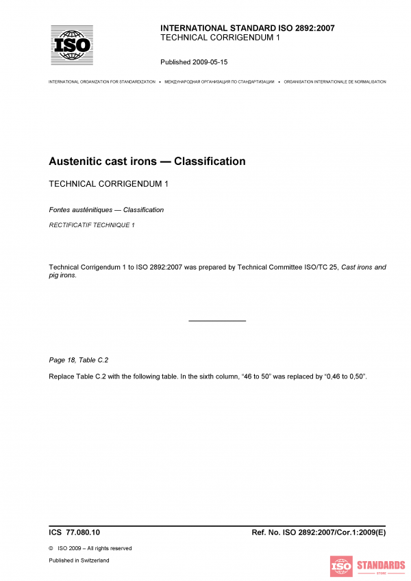 ISO 2892:2007/Cor 1:2009 PDF