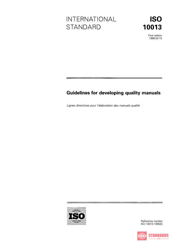 ISO 10013:1995 PDF
