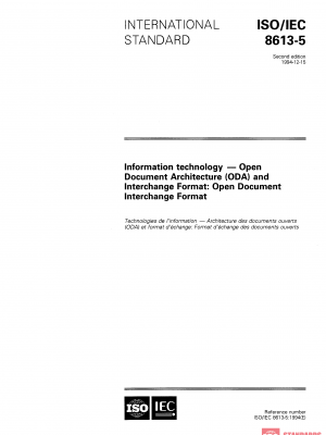 ISO/IEC 8613-5:1994 PDF