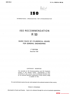 ISO/R 53:1957 PDF