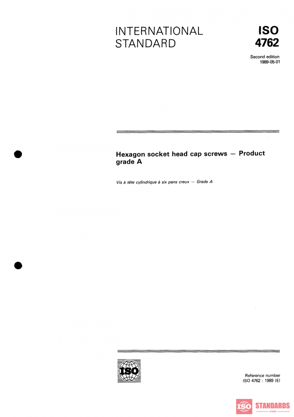 ISO 4762:1989 PDF