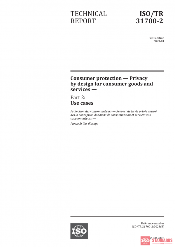 ISO/TR 31700-2:2023 PDF