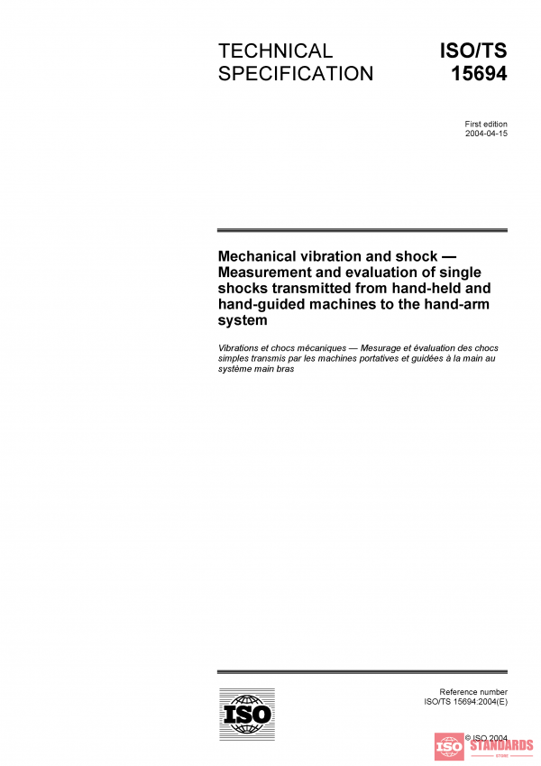 ISO/TS 15694:2004 PDF