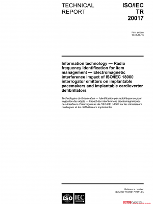 ISO/IEC TR 20017:2011 PDF