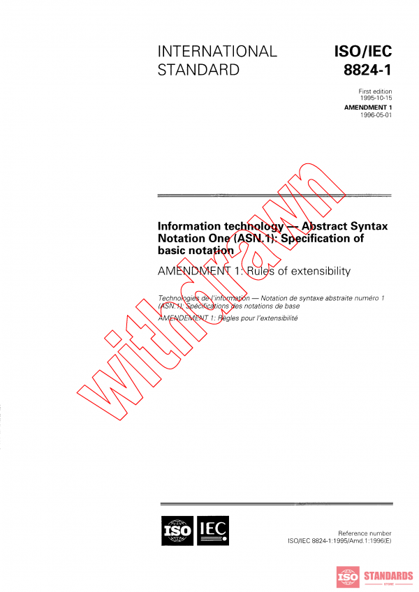 ISO/IEC 8824-1:1995/AMD1:1996 PDF