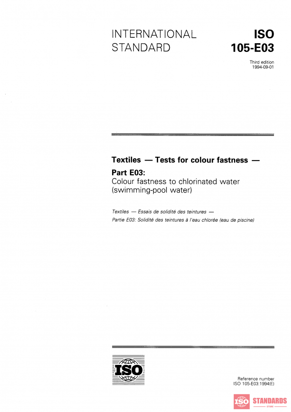 ISO 105-E03:1994 PDF
