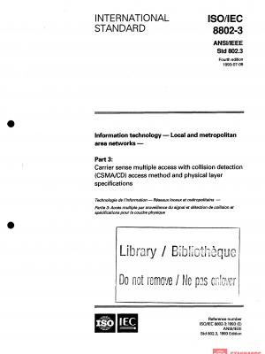 ISO/IEC 8802-3:1993 PDF