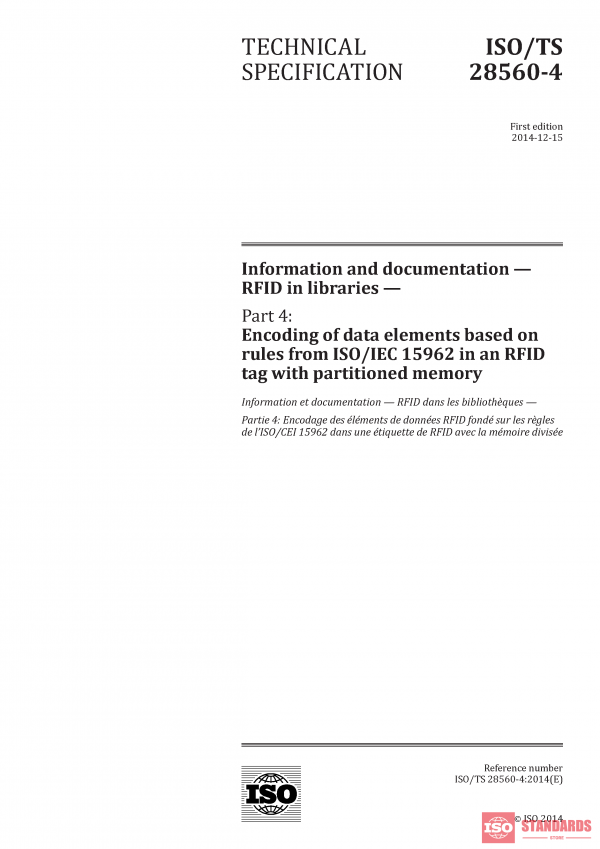 ISO/TS 28560-4:2014 PDF