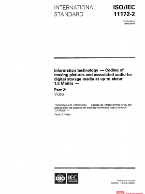ISO/IEC 11172-2:1993 PDF