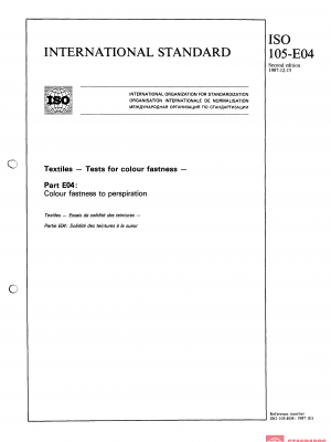 ISO 105-E04:1987 PDF
