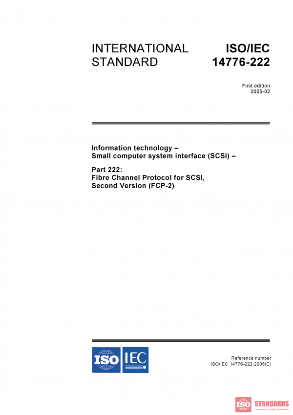 ISO/IEC 14776-222:2005 PDF