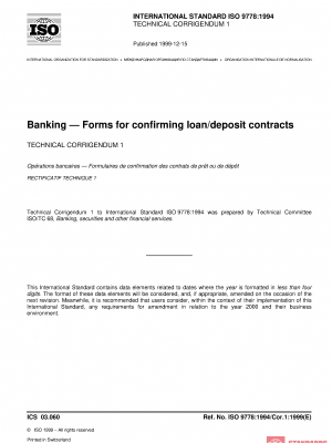 ISO 9778:1994/Cor 1:1999 PDF