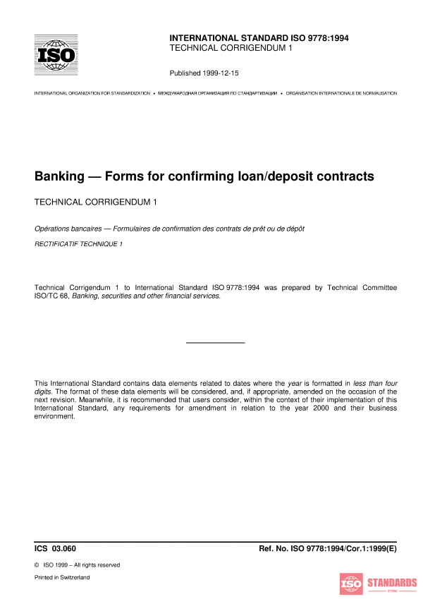 ISO 9778:1994/Cor 1:1999 PDF