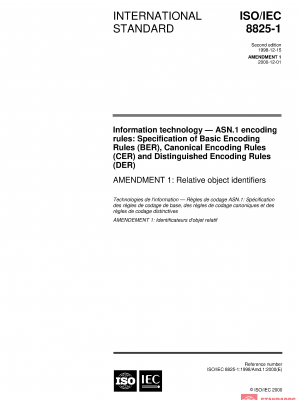 ISO/IEC 8825-1:1998/Amd 1:2000 PDF