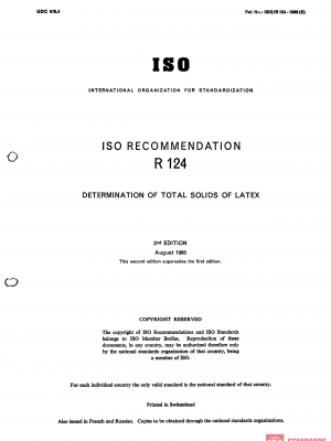 ISO/R 124:1966 PDF